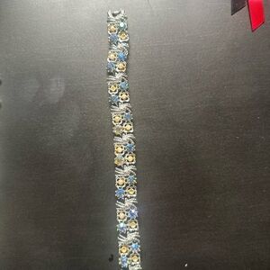 Vintage 1950’s Rare Elegant Blue and Gold Bracelet